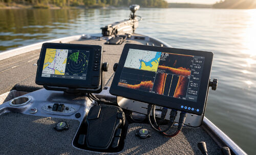 أحدث حلول الشركة حول شاشة العرض البحرية الصناعية كشاشة مرآة Garmin: IP67 أداء مقاوم للماء لتركيبات القيادة