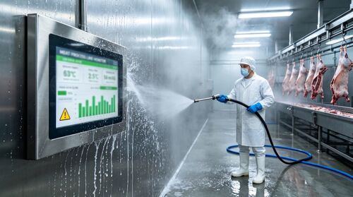 أحدث حلول الشركة حول 316 Stainless Steel All-in-One PC: The Hygienic Choice for Meat Processing
