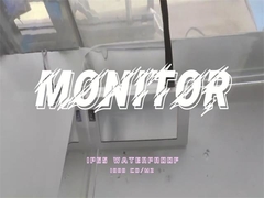 شاشة لمسة مضادة للماء للخارج قابلة لقراءة أشعة الشمس مع تصميم مغلق بالكامل