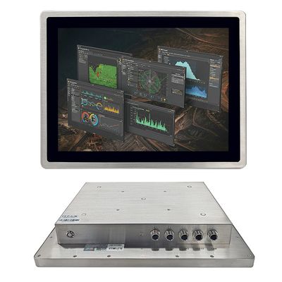 سعر جيد جهاز لوحي متين الكل في واحد IP69K مقاوم للماء شاشة لمس بتقنية Optical Bonding مقاس 15 بوصة Intel Celeron J4125 8GB DDR4 128GB SSD متصل