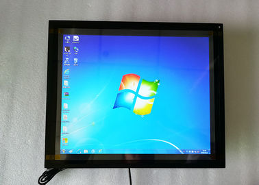 سعر جيد 1000 Nits سطوع شاشة LCD الصناعية 17 بوصة 10MM بالسعة شاشة تعمل باللمس مع مستشعر الضوء متصل