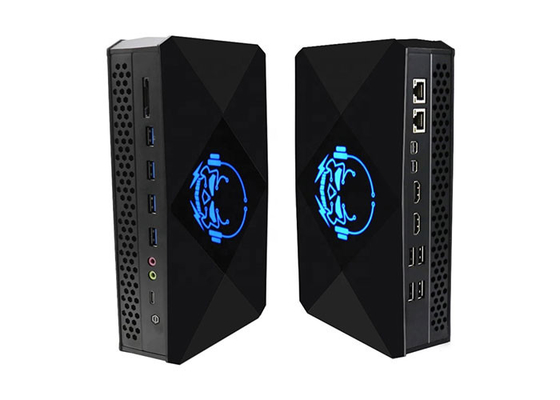 سعر جيد 8M Cache 14nm Nuc Industrial Mini PC PXE Win10 Pro I7 8709G Core متصل