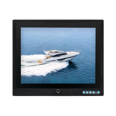 شاشة LCD صناعية مقاس 15 بوصة بدقة 1024X768 شاشة تعمل باللمس بالسعة