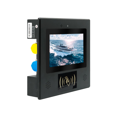 سعر جيد شاشة 7 بوصة 1024 * 600 POE Lcd مزودة بتقنية RFID وكاميرا وميكروفون ومكبر صوت متصل