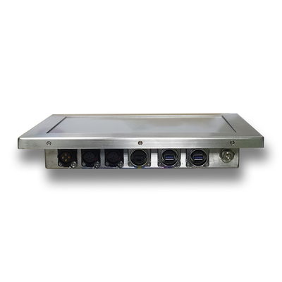 جهاز كمبيوتر لجهاز Intel Celeron J4125 من الفولاذ المقاوم للصدأ مع واجهة USB / HDMI / VGA