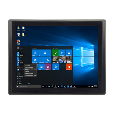 سعر جيد 10جهاز كمبيوتر صناعي بدون مروحة بطول 1-21.5 بوصة مع نظام تشغيل Windows 10 PRO متصل