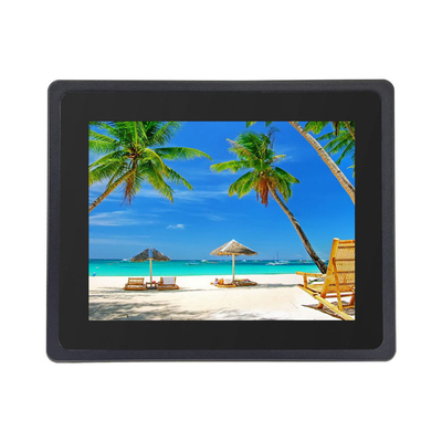 سعر جيد شاشة لمسة مكثفة USB مع 10 نقاط لمسة 7H صلابة السطح 5ms وقت الاستجابة مدخل VGA / DVI / HDMI متصل