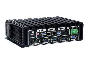 I3-6100u وحدة المعالجة المركزية الصناعية البسيطة PC 6 COM 2 Gigabit لان لأتمتة المصنع