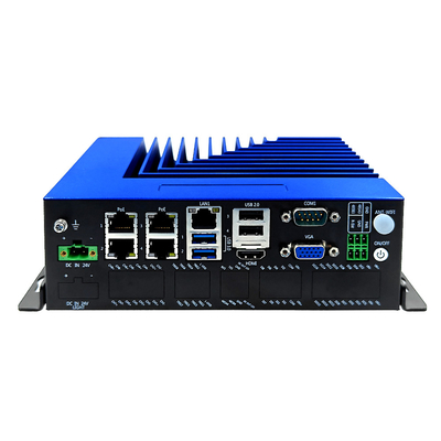 سعر جيد إنتل N95/N305 كمبيوتر صناعي صغير مع IO اختياري و 4 * POE للتفتيش البصري متصل
