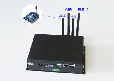 J1900 المعالج الصناعي مربع الكمبيوتر مع واي فاي بلوتوث و 2 XBEE PRO S2C وحدات