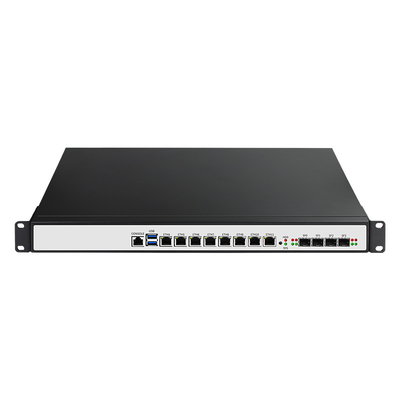 1U Pfsense OS خادم جدار حماية جهاز كمبيوتر شبكة جهاز لاسلكي حاسوب صغير شبكة 4x10G