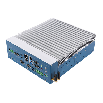 سعر جيد الجهد العامل 4-البين 7.62 Pitch Phoenix Terminal Block PC الصناعي المصغر مع 2* RJ45 Ethernet 1000 Mbps 2500 Mbps متصل