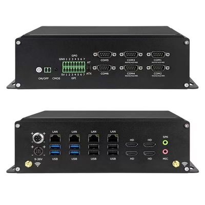كمبيوتر صناعي صغير الحجم مع GPU 14 GPIO 7 مدخلات و 7 مخرجات