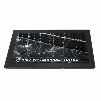 سعر جيد 21.5 Inch Industrial Full IP65 Waterproof Capacitive Touch Panel PC with Intel J1900 Quad-Core Processor متصل