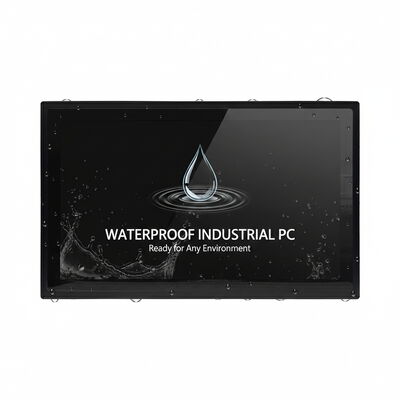 جهاز كمبيوتر من 32 بوصة من الدرجة الصناعية كامل IP65 ضد المياه مع 2000 نيت شاشة عالية الوضوح
