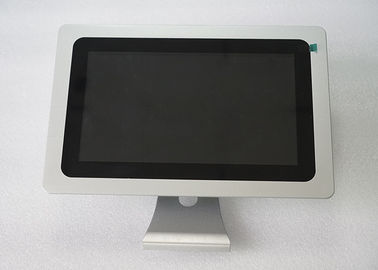 سعر جيد لوحة جبل لوحة اللمس المدمجة PC 10 '' بدون مروحة لينكس الصناعية مع حامل مكتب متصل