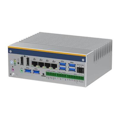 سعر جيد جهاز كمبيوتر صناعي صغير من جيل 12 من إنتل مع 2xCANBUS و DIN-Rail Mounted Fanless Embedded PC متصل