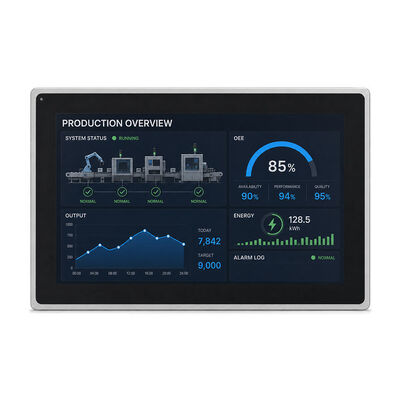 سعر جيد جهاز كمبيوتر ملموس متضمن مع حماية IP65 الأمامية 1000 نيتس الوضوح و TPM 2.0 الأمان متصل