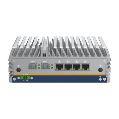 سعر جيد كمبيوتر كمبيوتر صناعي صغير مع منفذين SFP + و Intel Core I5 1235U للبيئات القاسية (-20 درجة مئوية إلى + 60 درجة مئوية) متصل