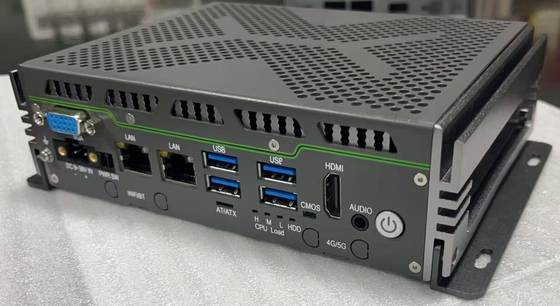 سعر جيد كمبيوتر صناعي صغير مع 2x GbE LAN، جهد واسع، تصميم بدون مروحة متصل