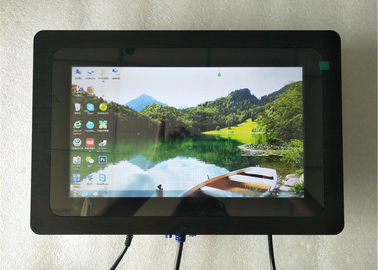 سعر جيد 400 Nits LCD متعدد الشاشات التي تعمل باللمس 1366x768 PCAP المتوقعة DC 12V 24V 10 بوصة متصل