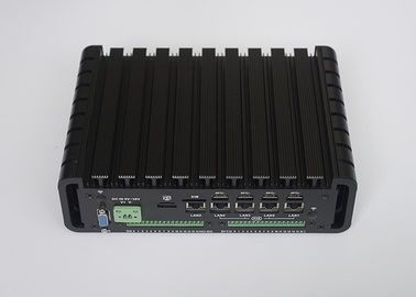 I7-6500U تحليل الفيديو الصناعية البسيطة PC GPIO أربعة POE العمل مع كاميرا ويب