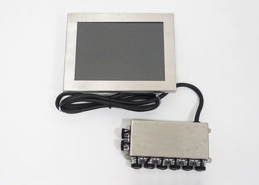 سعر جيد كامل IP65 للماء الفولاذ المقاوم للصدأ لوحة الكمبيوتر 1000 القمل 1024x768 مع صندوق الخروج متصل