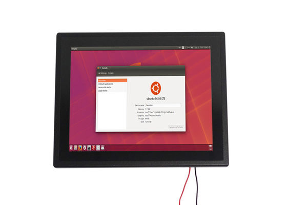 سعر جيد الربط البصري 24W CANBUS LCD PCAP لوحة اللمس 1024 * 768 متصل