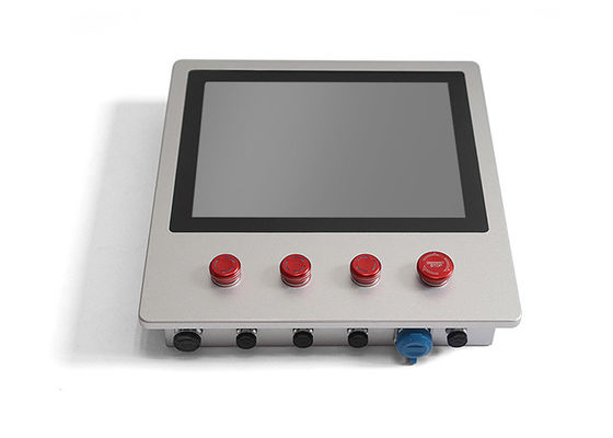 سعر جيد 300nits 1024x768 IP65 شاشة عرض LCD الصناعية 3 أزرار متصل