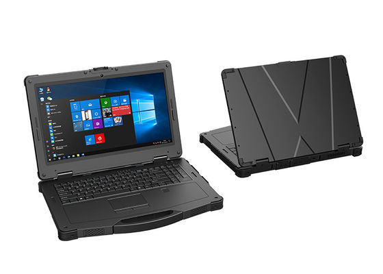 سعر جيد I5 I7 SPI IP65 Windows 10 Rugged Laptop 15.6 Inch 700cd / m2 متصل