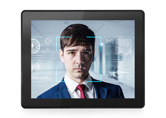 سعر جيد DC12V VGA 300cd / m2 شاشة تعمل باللمس بالسعة 17in شاشة عرض LCD مقاومة للماء متصل