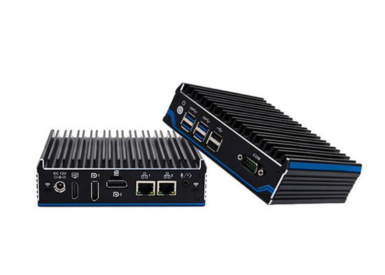 CCC 4096x2160 كمبيوتر صغير بدون مروحة Intel J4125 NUC Industrial Mini Computer