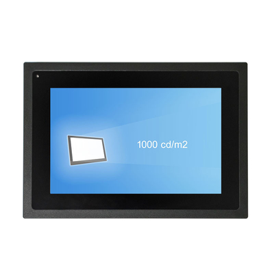 سعر جيد DC12V شاشة تعمل باللمس مراقب الغبار 1000 Nit المضمنة الصناعية متصل